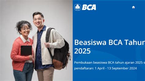 Cara Daftar Beasiswa Bca Terbuka Untuk Lulusan Sma Smk Gratis