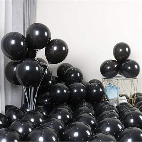 5 Pouces Ballons Baudruche En Latex Noir 100 Pièces Petits Ballons