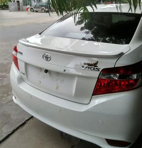 Paint Abs Car Rear Wing Trunk Lip Spoiler For Toyota Vios