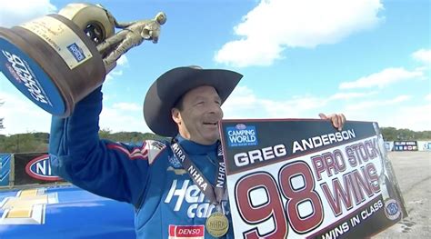 Nhra Wrap Up Make It 98 Greg Anderson Records Most Wins In Nhra Pro