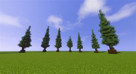 Minecraft Pine Tree Design