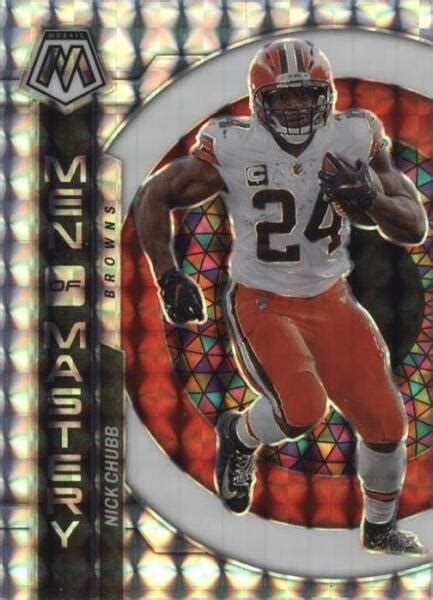 Panini Mosaic Men Of Mastery Mosaic Prizm Mm Nick Chubb For