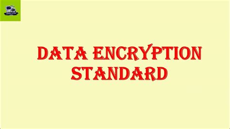 Data Encryption Standard Cs 409 Cryptography And Network Security Part 12 Youtube