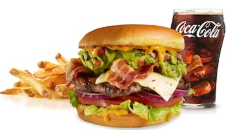 Carl S Jr Guacamole Bacon Angus Burger Combo Menu Archives Carl S Jr