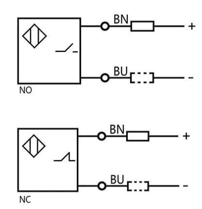 M Inductive Proximity Sensor Unshielded Pnp Npn No Nc Sn Mm