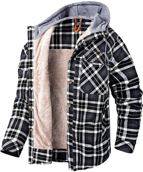 Plaid Hoodie Plaid Jacket Hoodie Jacket Long Sleeve Plaid Long