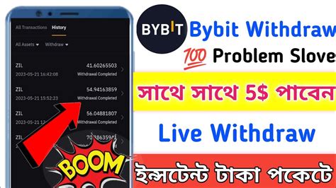 Bybit Usdt Instant Bybit Withdraw Problem Slove Bybit Exchange