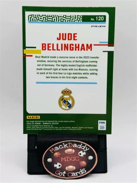 Jude Bellingham Donruss Soccer Optique Holo Prizm Real