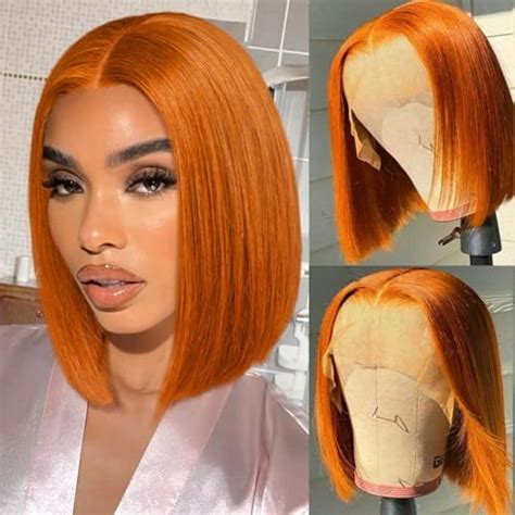 Amazon Sinlenhin Ombre Bob Wig Honey Blonde Lace Front Wig