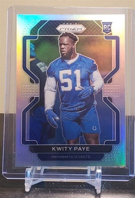 2021 Panini Prizm KWITY PAYE Silver Prizm Colts RC 378 EBay