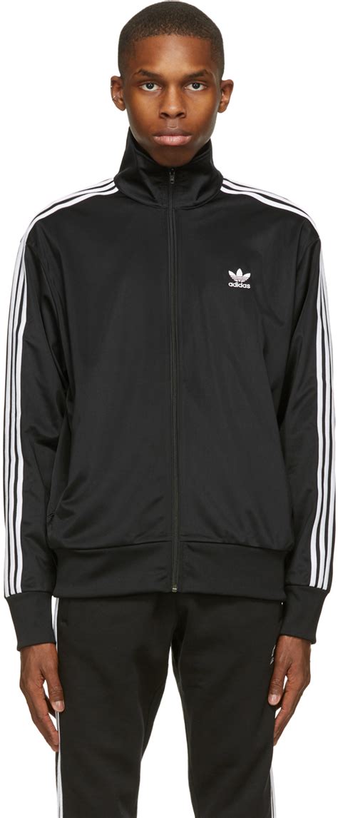 Adidas Originals Black Firebird Track Jacket SSENSE UK