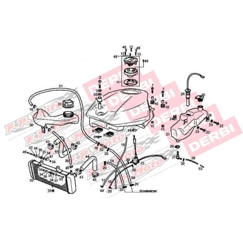 Radiateur Derbi Gpr Aprilia Rs Fp Moto