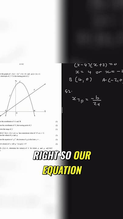 Mastering Quadratic Equations Finding The Turning Point And Range