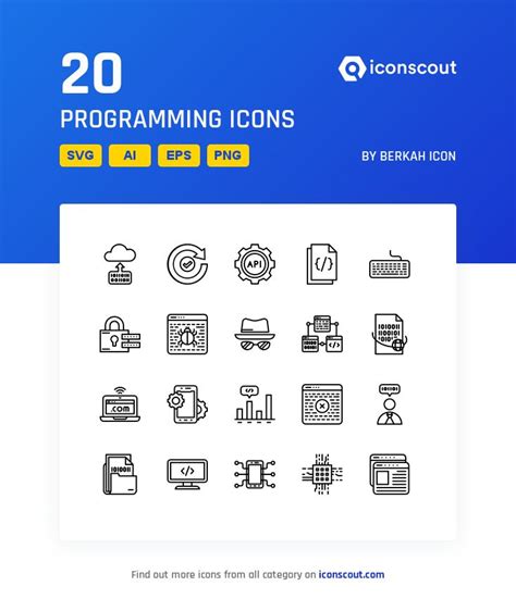 Programming Icon Pack 20 Free Download Design And Development Icons