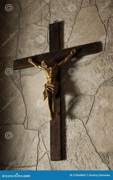 Estátua Da Crucificação Do Jesus Cristo Foto de Stock Imagem de