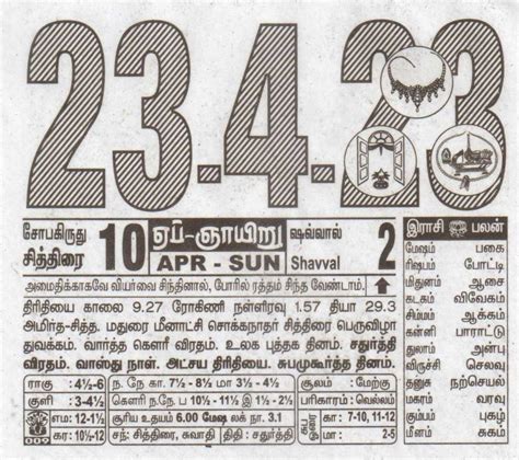 2025 Tamil Calendar Panchangam Andy Maegan