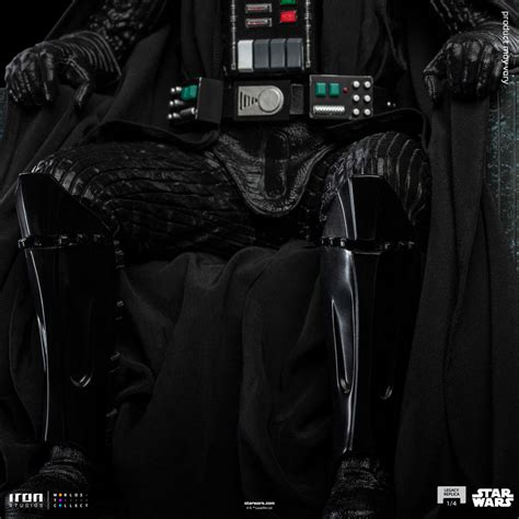 Iron Studios Darth Vader On Throne Star Wars Legacy Replica 1 4 Statue