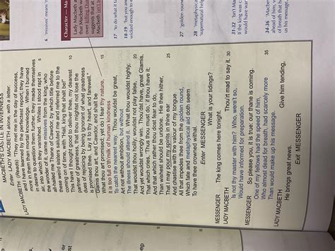 Modern theatrical adaptations will emphasize macbeth act 1 scene 5 8