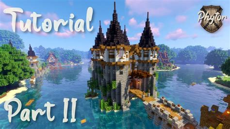 Minecraft Tutorial How To Build A Medieval Castle Part 2 Youtube