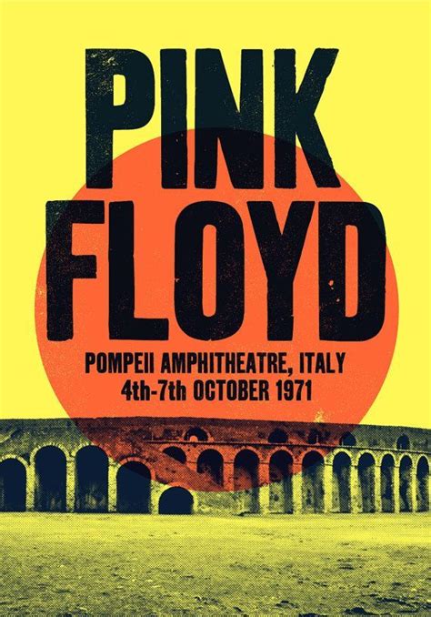 Pink Floyd Concert 1971 Pink Floyd Concert Poster Pink Floyd Poster