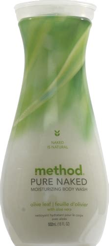 Method Pure Naked Olive Leaf Body Wash 18 Fl Oz Frys Food Stores