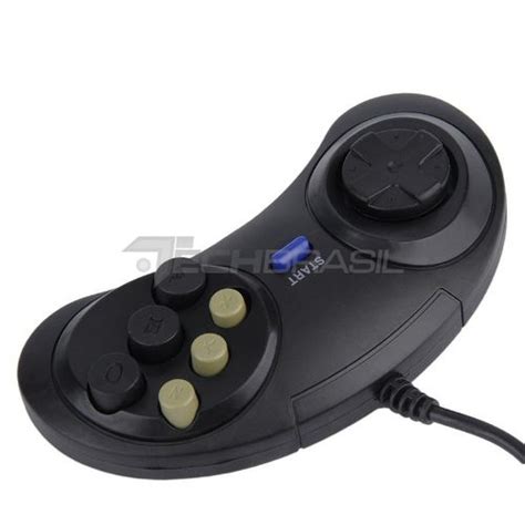 Controle Joystick Mega Drive Master System Sega Tec Toy G Techbrasil