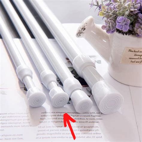 C Codmanilapunch Free Telescopic Rod Tension Rod Clothes Rod Shower