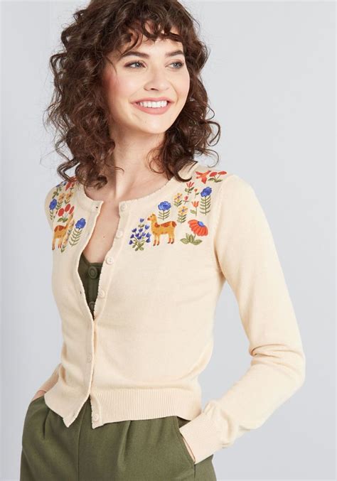 Flawlessly Folksy Embroidered Cardigan In 8 Au In 2019 Sweater Cardigan Cardigan Sweaters