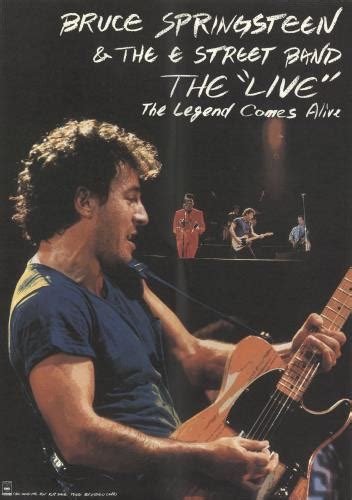 Bruce Springsteen Live Collection Poster Japanese Vinyl Single