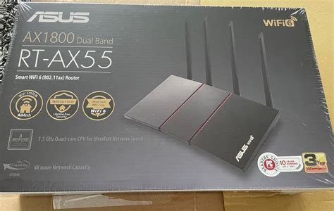 ASUS AX1800 WiFi 6 Router RT AX55 Dual Band Gigabit Wireless WIFI