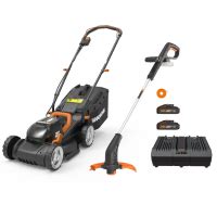 Worx Twin Pack Wg E Akku Rasenm Her Kentenschneider Im Angebot