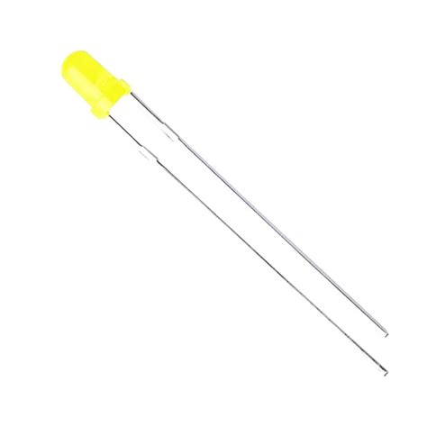 20x Led Amarelo Difuso 3mm