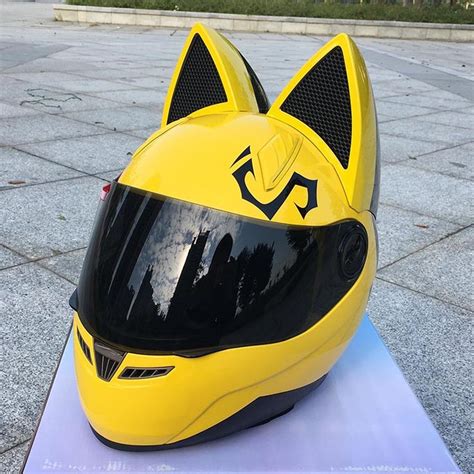 Malushun New Design Motorcycle Helmet With Cat Ears Full Face