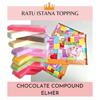 Jual ELMER COKLAT BATANG COKLAT WARNA RASA COKLAT BLOK CHOCOLATE