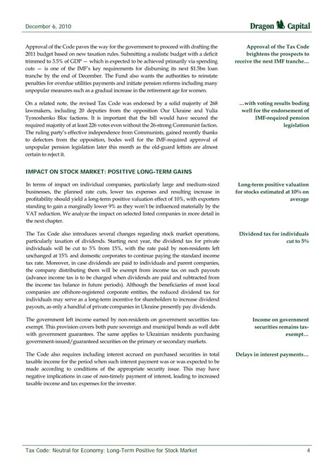 Tax code dec_6_2010 | PDF