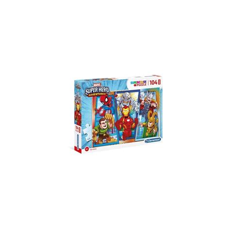 Puzzle Supercolor Maxi Pcs Super Hero Clementoni