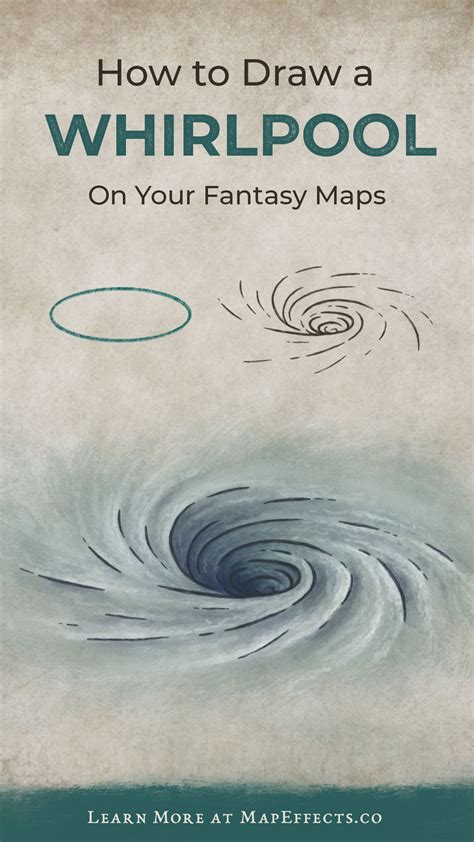 How To Draw A Whirlpool Vortex On Your Fantasy Maps Map Effects