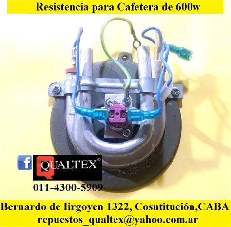 Qualtex Arg Repuestos para Electrodomésticos RESISTENCIAS PARA CAFETERAS