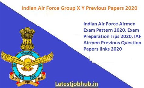 Indian Air Force Group X Y Previous Papers 2021 Old Papers