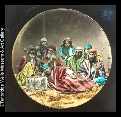 Group Photo Of Bedouin Men Reclining Museum Art Gallery Magic