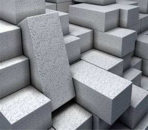 White Crack Resistance Weather Resistance Rectangular Cement Bricks For