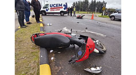 Joven Result Lesionado En Una Colisi N Entre Motos Diario El Tel Grafo