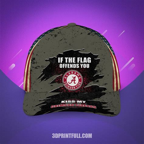 Alabama Crimson Tide 3D Classic Cap Logo Men Women - HomeFavo