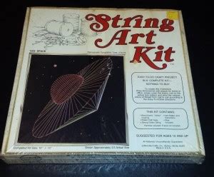 Featured Collectible – Vintage String Art – 70’s Craft Series #1