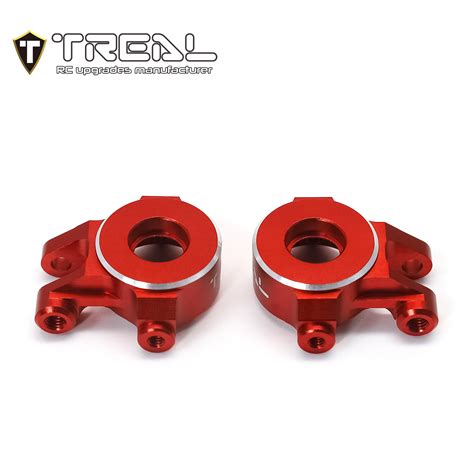 Treal Aluminum Front Steering Knuckles Set P L R Cnc Machined