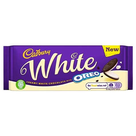 Cadbury Oreo White Chocolate Block