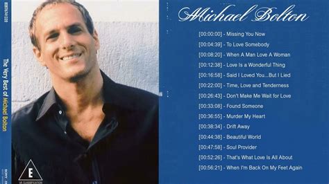 Michael Bolton Greatest Hits Best Songs Of Michael Bolton Michael