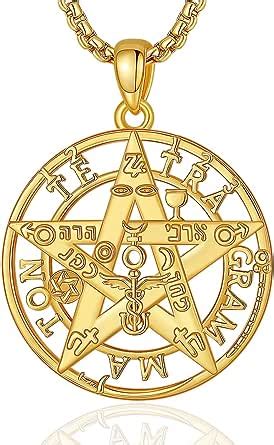 CELESTIA Collier Pentacle De Protection Pendentif Pentagramme