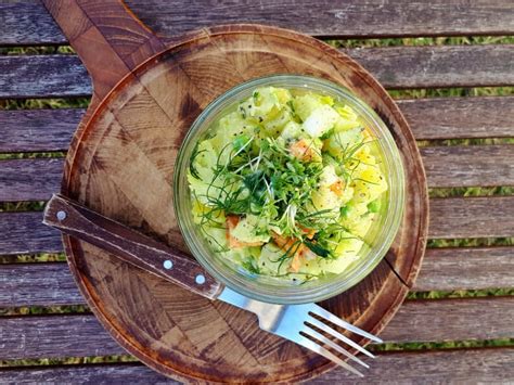 Veganer Kartoffelsalat Mit Veganer Mayonnaise