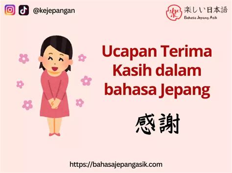 Ucapan Terima Kasih Dalam Bahasa Jepang Lengkap